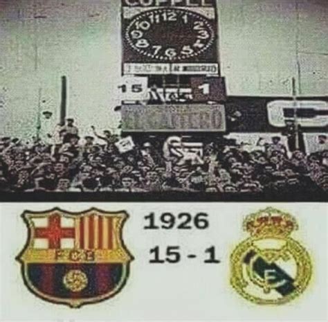 barcelona vs real madrid 15-1